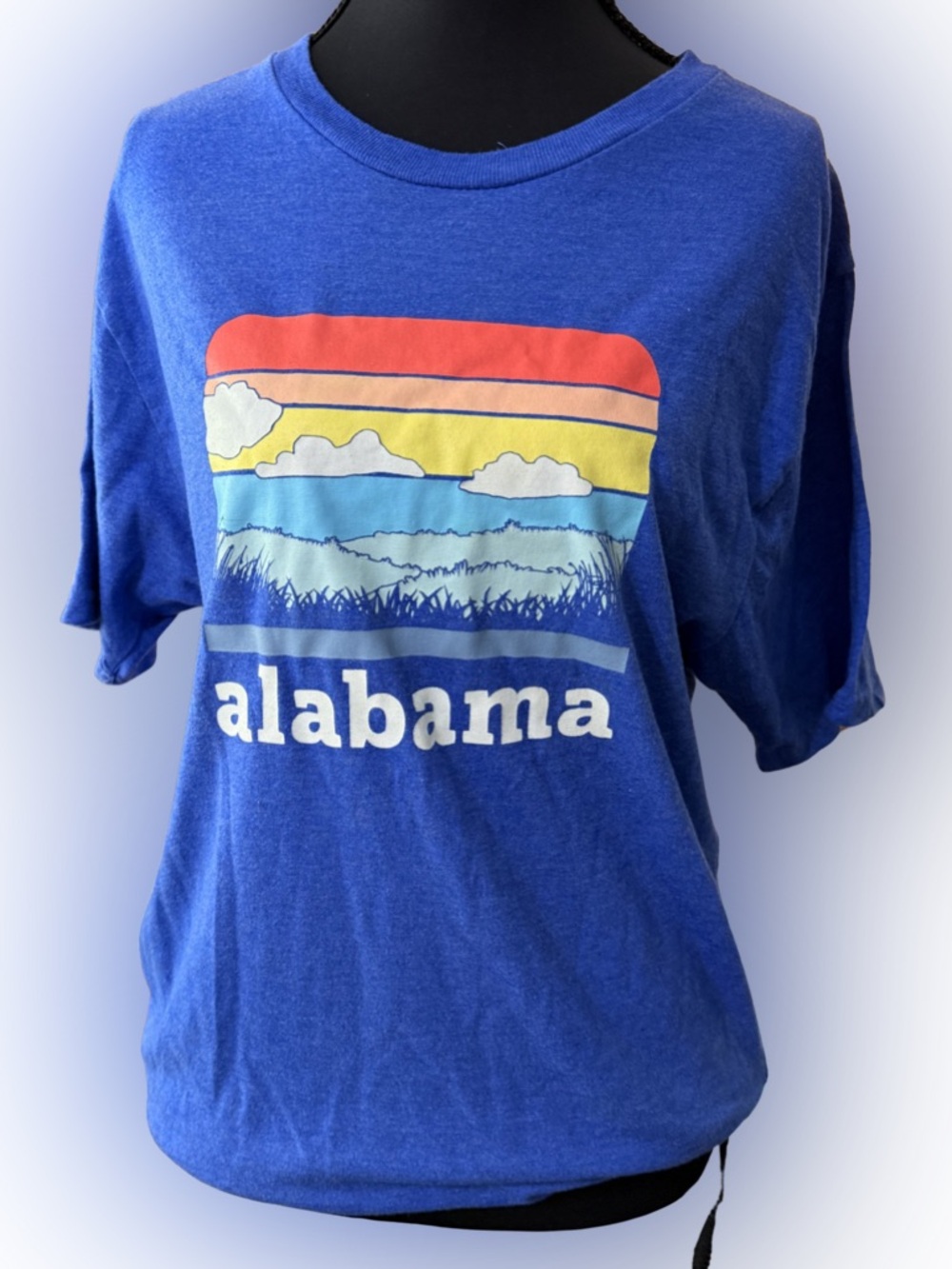 Alabama Blue Women’s Graphic Tee by Home Free Size Small